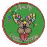 Merry Christmoose stickers
