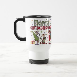 Merry Christmouse Christmas Travel Mug mug