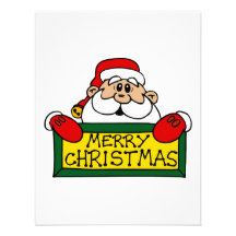merry christmsa santa personalized invite