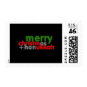 MERRY CHRISTMUKKAH postage
