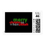 MERRY CHRISTMUKKAH postage