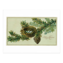 Merry Chrsitmas  Vintage Greeting Card Postcard