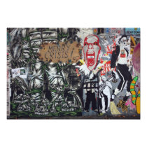 Merry Crisis Graffiti Photographic Print