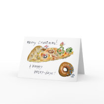 Merry Crustmas & Happy Holey-days cards