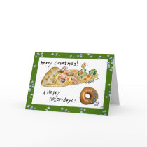Merry Crustmas & Happy Holey-days Green cards