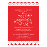 MERRY EVERYTHING CHRISTMAS PARTY INVITATION