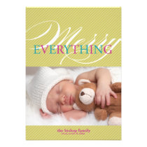 Merry Everything - Holiday Photo Card invitations
