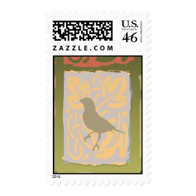 Merry Finch card Stamps by eyecontact