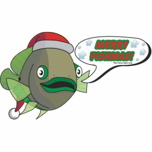 Merry Fishmas! (Oliver) photosculpture