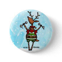 merry fitness reindeer buttons