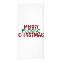 Merry Fucking Christmas rack cards