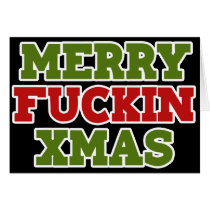 Merry Fucking Xmas wackiest best seller cards by BoogieMonst Merry Fucking Xmas wackiest best seller cards