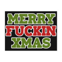 Merry Fucking Xmas wackiest best seller postcards