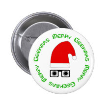 Merry Geekmas Button