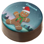 Merry Gingerbread Man Chocolate Dipped Oreo