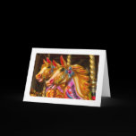 Merry-go-round Horses - Bordered cards