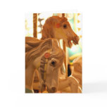 Merry Go Round Horses Card