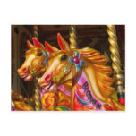 Merry-go-round Horses Post Card