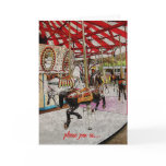 Merry-go-round invitation card