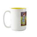 Merry Halloween Boy with Owl, Cauldron, Pumpkin mugs