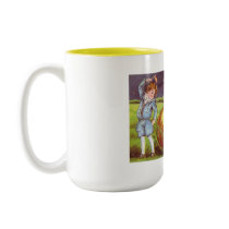 Merry Halloween Boy with Owl, Cauldron, Pumpkin mugs