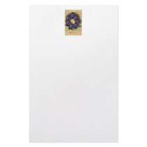 Merry hens Christmas letterhead stationery