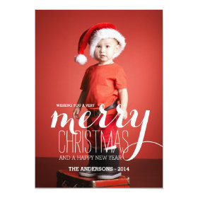 Merry Holiday Wishes | Holiday Photo Card