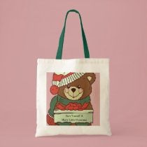 Merry Little Christmas Bear bags