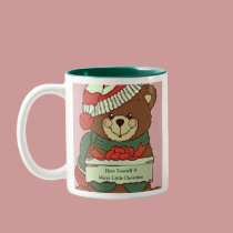 Merry Little Christmas Bear mugs