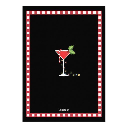 Merry Little Christmas Cocktail Holiday Party Invite