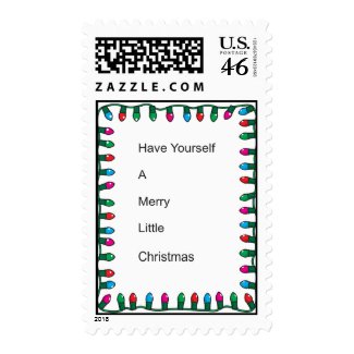 Merry Little Christmas stamp