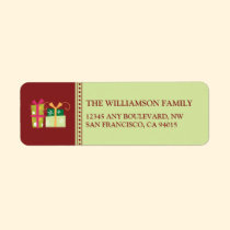 Merry Little Christmas Return Address Labels (sage labels