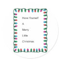 Merry Little Christmas sticker