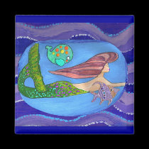 Merry Mermaid2 Magnet magnets