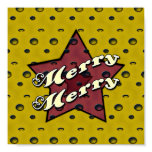 Merry Merry Ochre Star Merry Merry Ochre Star