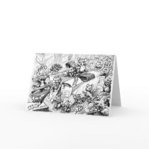 Merry Mice Do the Wrapping Greeting Cards