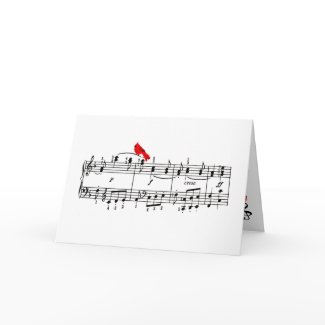 Merry Music Christmas New Year Greeting Card card