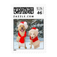 Merry Myrtie & Moses Christmas Postage stamp