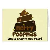 Merry Poopmas Funny holiday Card
