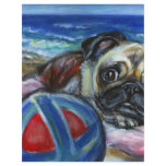 Merry Pug at the beach flyers