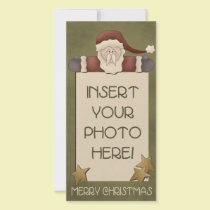 Merry Santa photo cards