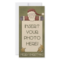 Merry Santa photo cards