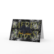 Merry Scottie Xmas! (Champagne) cards by AnAdGuy Merry Scottie Xmas! (Champagne) cards