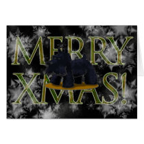 Merry Scottie Xmas! (Champagne) cards