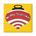 Merry Seussmas Gold Magnet by JaZilla Merry Seussmas Gold Magnet