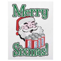 Merry Sixmas! Santa Loves A Six Pack! letterhead by divebargraphics Merry Sixmas! Santa Loves A Six Pack! letterhead