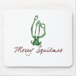 Merry Squidmas Mousepads