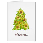Merry Sunflower Whatever Card