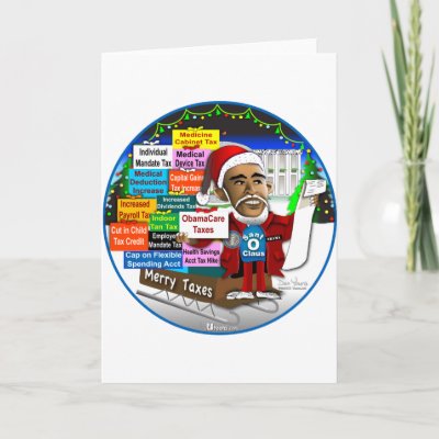 Merry Taxes Greeting Cards