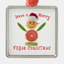 Merry Vegan Christmas Christmas Ornament